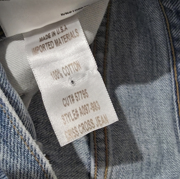 NWT AGOLDE Criss Cross Upsized Jeans Suburbia 24 - Picture 8 of 8